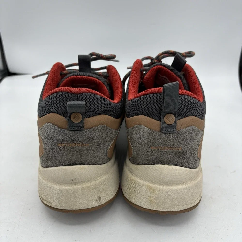Columbia Hiking Shoes Mens Size 9.5 Pivot Mid Gray Camp Trail Leather